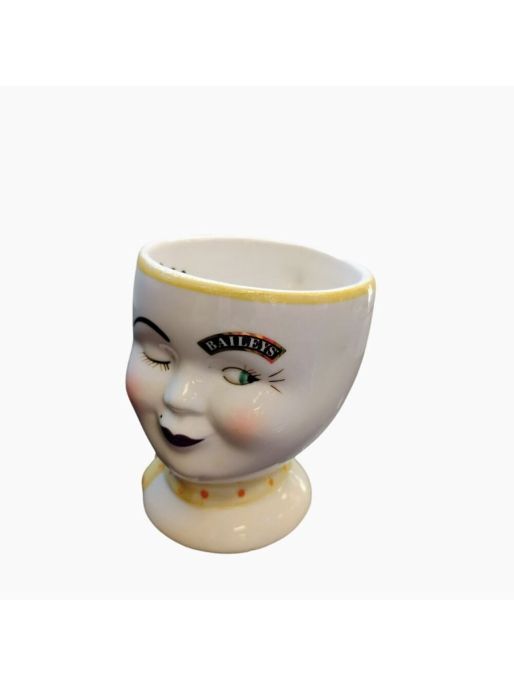 Vintage Limited Edition Baileys Irish Cream Mug 1997 Winking Face w Yum Inside - Picture 7 of 8